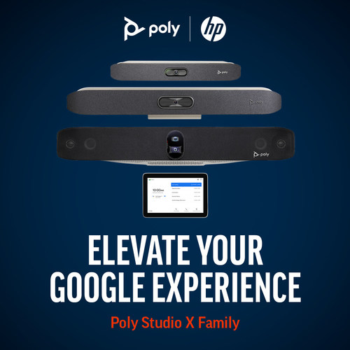 Poly's Studio X Video Bars Will Be The First Android-Based Video Appliances for Google Meet